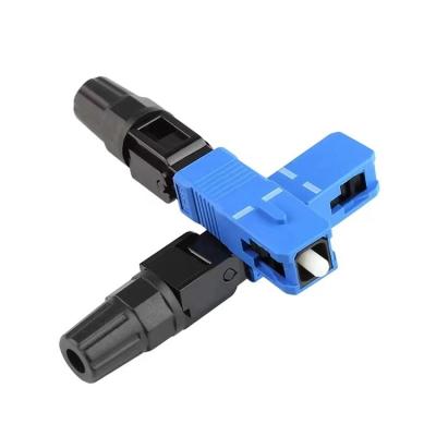 China FTTH FTTB FTTX Network FTTH Fiber Optic SC Fiber Optic Connector Sc/apc SC/UPC Fast Connector for sale