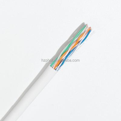 China Ethernet CCA Conductor PVC Bare Copper LAN Cable Internet Cable 4 PE Jacket Pairs UTP FTP SFTP Cat5e for sale