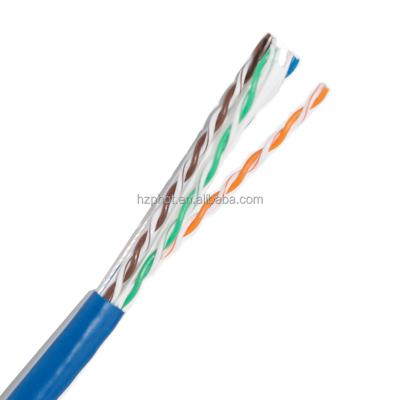 China Indoor Outdoor Pairs of A.W.G. Lan Cable High Quality Cat6 Ethernet Cable 305m UTP Network Cable Price Low Fluke 4 Pass 23 for sale