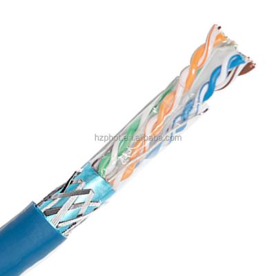 China Indoor Outdoor Pairs of A.W.G. High Quality Network Cable 23 Price Network Shield Low 305m SFTP Fluke Cat6 Ethernet Cable 23 Pass 4 for sale