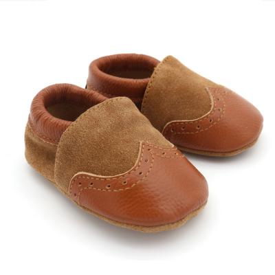 China Waterproof Non-slip Durable Soft Soles Oxford Baby Leather Shoes for sale