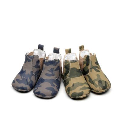 China Around 2022 Autumn/Winter Baby Solid Warm Boots New Camouflage Boots Baby Boots Shoes Baby Moccasins Walkers First for sale