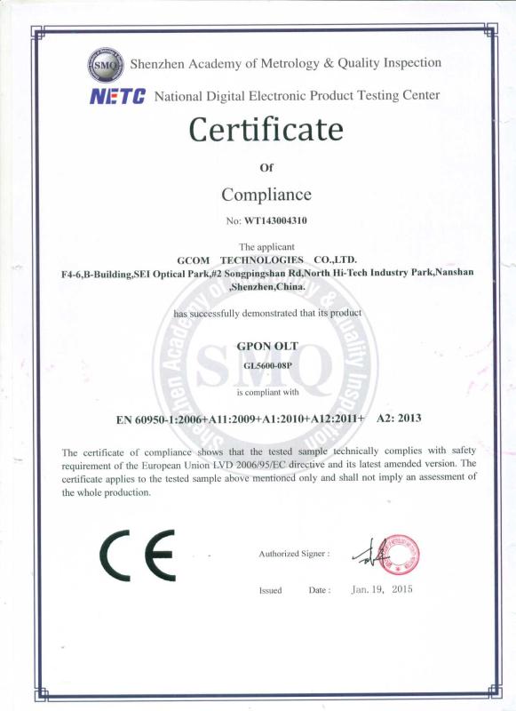 CE - GCOM Technologies Co., Ltd.