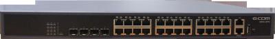 China Gigabit Layer 3 Switch Power Over Ethernet With 4 × GE Combo 1+1 Redundant Power for sale