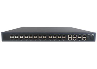 China 16 PON FTTx OLT 2× 10GE/GE SFP+ Optical Port with Pluggable Power Supply EL5610-16P for sale