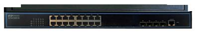 China Power Over Ethernet Switch 20 Port  , 10/100/1000 Base-T Gigabit Ethernet POE Switch for sale