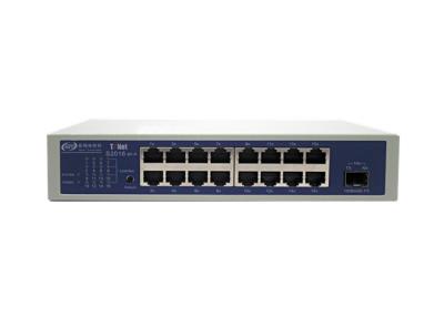 China 17 Port Reverse POE Switch with 16 × 10/100BaseT + 1 × 100Base X SFP S2016BF-P for sale