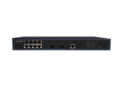 China 10 Port Gigabit POE Switch 8 × 10/100/1000 Base-T + 2 × GE SFP Ports S5110-10PC for sale