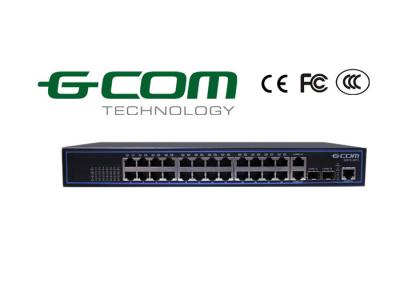 China Ieee 802.3 At Poe Gigabit Switch 24 Port 10/100 Base-T 4K VLAN S2610-26PC for sale