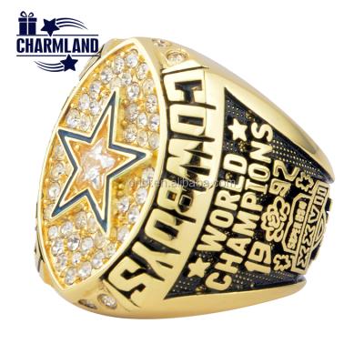 China Custom Fantasy Football Championship Rings College Graduation Rings ALLOY Best Promotion Gifts for sale