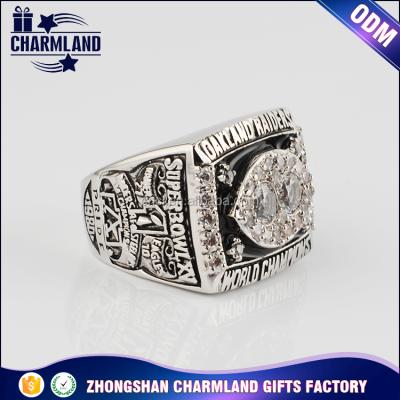 China Hot Selling Stainless Steel Cheap Men's Championship Rings Personal Designs Rings With Custom Logo for sale