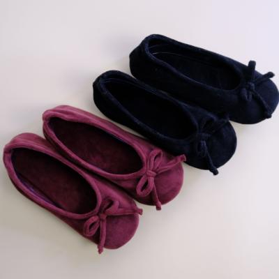 China 2021 Fashionable Women Lightweight Hairy Soft Quiet Floor Ballerina Indoor Home Slipper for sale