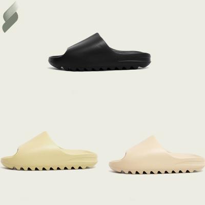 China 2021 Fashion Trend Wholesale Unisex Eva Soft Slippers Zapatillas Men Custom Slides Yezzy Slippers Indoor Shoes for sale