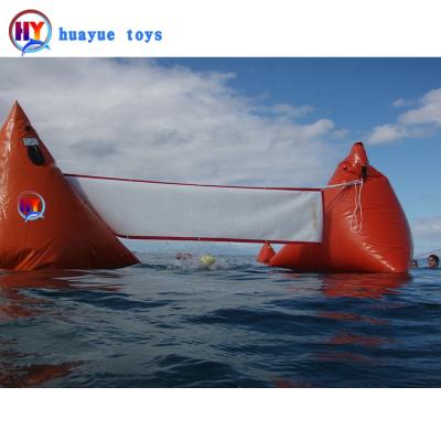 China Water Parks Advertising Water Tube Triathlon PVC Yacht Regatta Inflatable Triangle Swim Marker Floating Buoy For Racing Marks for sale