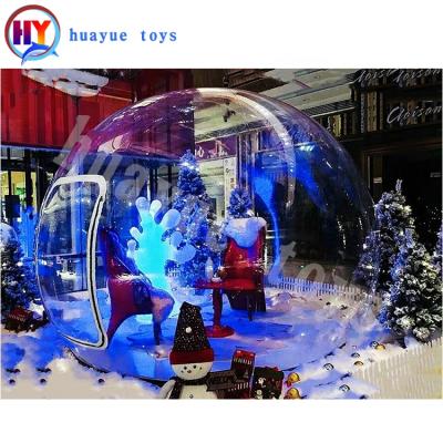 China Christmas Sales or Advertising Christmas Inflatable Snow Globe Inflatable Human Snow Globes Balloon Christmas Decoration for sale