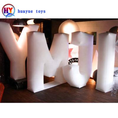 China Manufacturer commercial custom airtight inflatable letters event alphabet character inflatable advertising balloon for decoration for sale