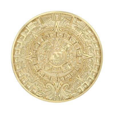 China Wholesale North America Low Price High Quality Gold Plated Worth Collectible Maya Coin for sale