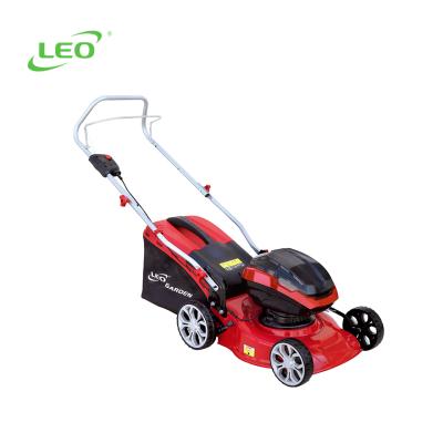 China 4-Stroke LION LM40Li-L Lightweight High Quality Mini Hand Push Garden Lithium Battery Lawn Mower Agricultural Electric Grass Cutter for sale