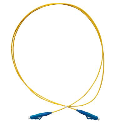 China FTTX 1.2mm 9 /125 SM SX Fiber Optic Patch Cord LC/UPC to LC/UPC for sale