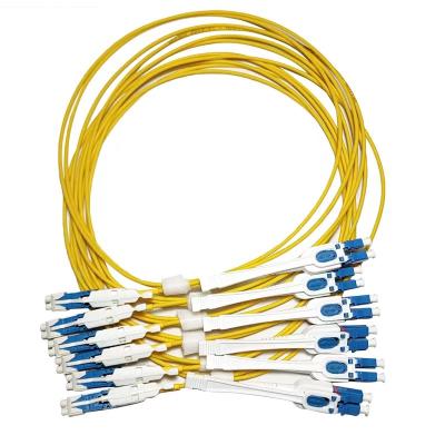 China CS UPC - LC UPC Uniboot Duplex 9/125 Fiber Optic Patch Singlemode FTTX Cable CS/UPC to LC/UPC Uniboot for sale