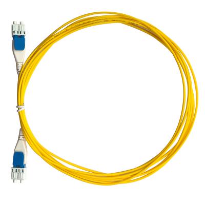 China FTTX LC UPC - LC UPC Uniboot Duplex 9/125 Singlemode Fiber Optic Patch Cable LC/UPC to LC/UPC Uniboot for sale