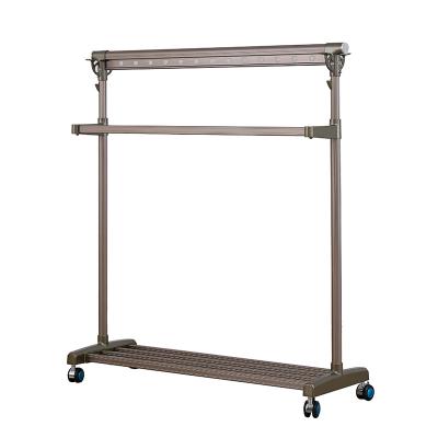 China Factory Wholesale Adjustable Multifunctional Standing Floor Clothing Drying Display Racks(Others) for sale