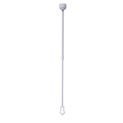 China Morden Indoor Ceiling Hook Hanger Rack Rack Metal Pole Adjustable Drying Hanger for sale