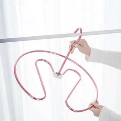 China Bathroom Quality Hanger Aluminum Alloy Windproof Circular Adjustable Hanger for sale