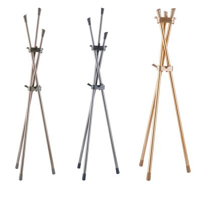 China (Other) Wholesales Living Room Metal Hat Bag Hanger Rack Coat Rack Adjustable Position Coat Rack for sale