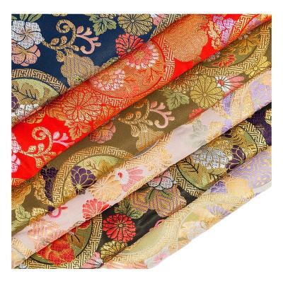 China Japan style fashion fabric jacquard fabric brocade Shrink-resistant fabric for kimono garment for sale