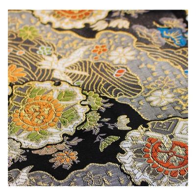 China Japan style fashion fabric jacquard fabric brocade Shrink-resistant fabric for kimono garment for sale