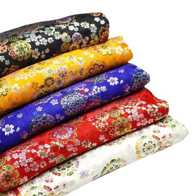 China Japan style fashion fabric jacquard fabric brocade Shrink-resistant fabric for kimono garment for sale