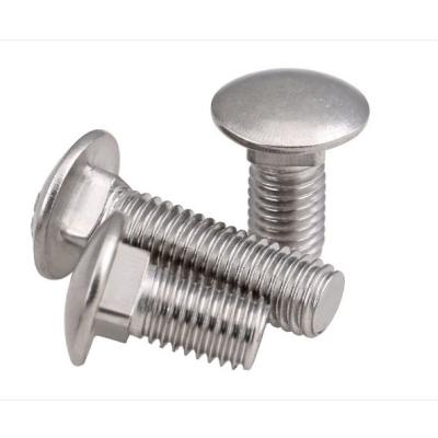 China Stainless steel DIN603 Stainless Steel Square neck bolt Carriage bolts mushroom head square neck bolts for sale