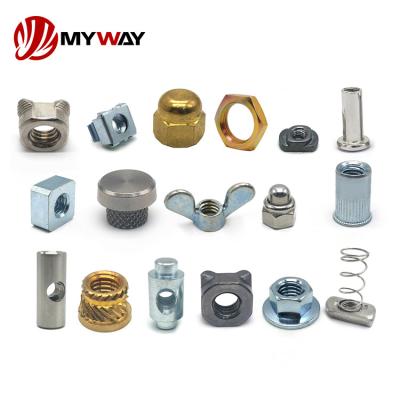 China Heavy Industry High Quality Welding Nuts M8 M6 Din929 Carbon Steel Stainless Steel Spot Square Weld Nut Weld On Hex Nuts for sale