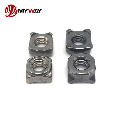 China Heavy Industry Wholesale Welding Nuts M8 M6 Din929 Carbon Steel Spot Square Weld Nut Weld On Hex Nuts for sale