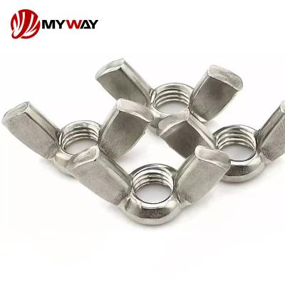 China Heavy Industry Hot Sale Butterfly Nut White Galvanized Stainless Steel INOX INNOX AISI ASTM B8M B8 B7 18-8 DIN315 Plastic Wing Nut Wing Nuts for sale