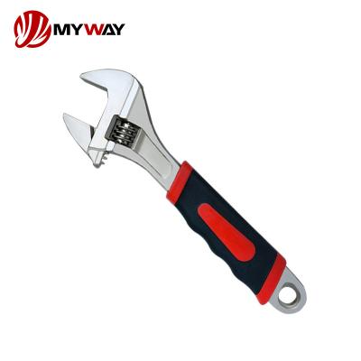 China Auto Repairing Adjustable Wrench Sizes Spanner Heavy Duty Light Weight Monkey Wrench Wide Opening Capacity Locking Adjustable Wrench for sale