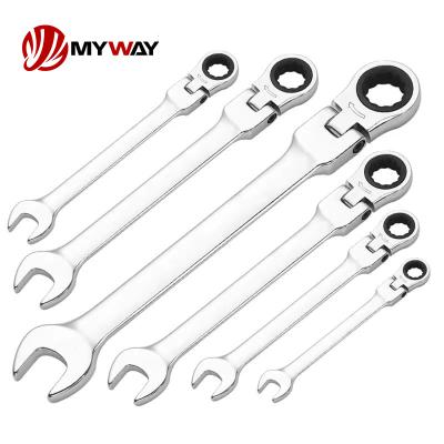 China Durable High Quality Racheting Wrench Sets Wholesale Ratchet Spanners Wrench Repairing Tool Set Combination Ratchet for sale