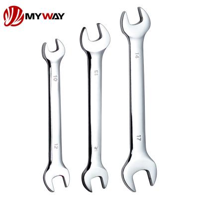 China Durable Thin Wrench Double Head Open Ended Wrench Repair Small Wrench Dual Purpose Spanner Set For Car Maintenance Hardware Hand Tools for sale