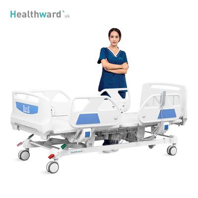 China B8e Healthward Furniture Hospital Equipment Bed Price 5 Commercial Electric Patient ICU Function Used Hospital Bed With Wheels for sale