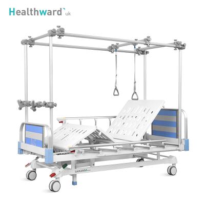 China Wholesale 3 Function Hospital Commercial Orthopedic Bed Adjustable Manual Lumbar Furniture GT3k Lumbar Traction Bed Manufacturers for sale