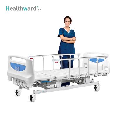 China Commercial Patient ICU Bed 3 Function Hospital Clinic Factory Furniture B6e Healthward Foldable Electric Medical Bed Price for sale