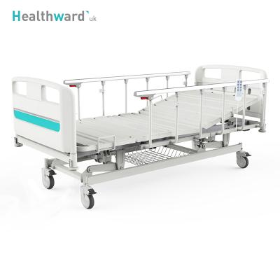 China Commercial Foldable Bed Hospital Clinic ICU Patient Care Electric Medical Furniture Y6w6c Healthward 3 Bed With Wheels for sale