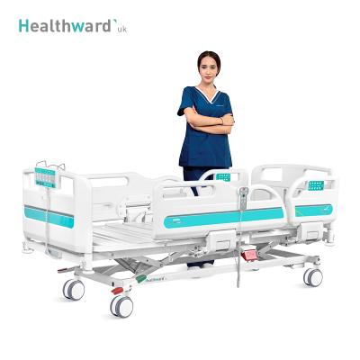 China Y8y8c Healthward ICU Furniture Factory Commercial Hospital Bed Multifunctional Electric Patient Bed Manufacturers for sale