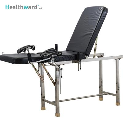 China A045-1 Healthward Modern Economical Medical Bed Obstetric Manual Gynecology Hospital Stainless Steel Delivery Operating Table for sale