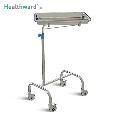 China SKH038-2 Healthward Modern Stainless Steel Hospital Operating Room Lifting Adjustable Medical Tray with Casters for sale