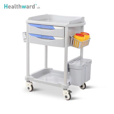 China Modern SK-CT75077C2 Healthward ABS Hospital Drugs Emergency Medical Trolley Anesthesia Treatment Trolley for sale