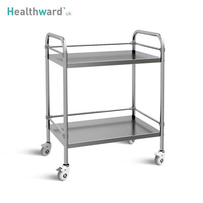 China SKH006C Healthward Modern Economical Stainless Steel Hospital Service Trolley Medical Instrument Trolley for sale