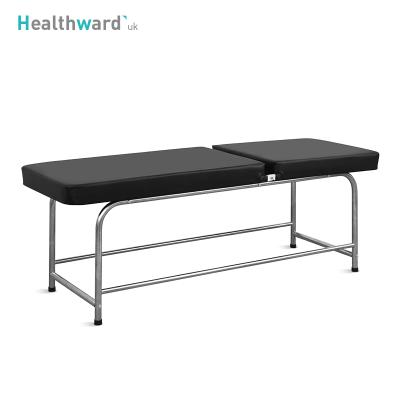 China Healthward X10 Healthward Furniture Hospital Patient Examination Bed Stainless Steel Manual Medical Clinic Economic Foldable Examination Table for sale