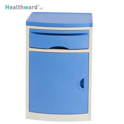 China Healthward Modern SKS002 ABS Locker Nightstand Hospital Bedside Plastic Medical Storage Cabinet for sale